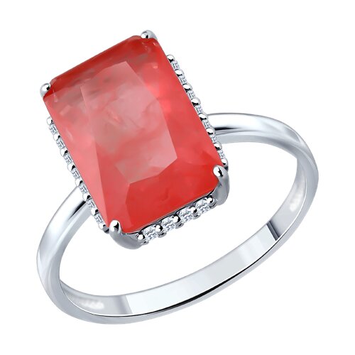 Кольцо SOKOLOV - Серебро 925, Кварц, Фианит (арт. 94014963)