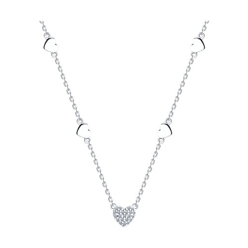 Колье SOKOLOV - Серебро 925, Фианит (арт. 94070676)