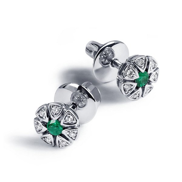 Серьги Platinum Lab. - Платина 950 (арт. ПС-276И-01)