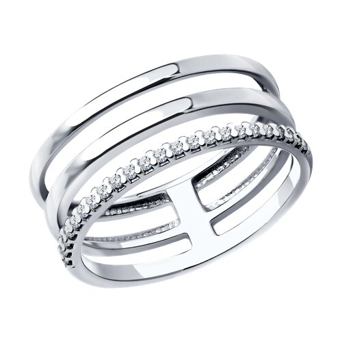 Кольцо SOKOLOV - Серебро 925, Фианит (арт. 94013701)