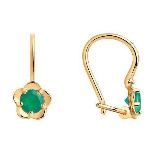 Серьги SOKOLOV - Золото 375, Агат (арт. 37727470)