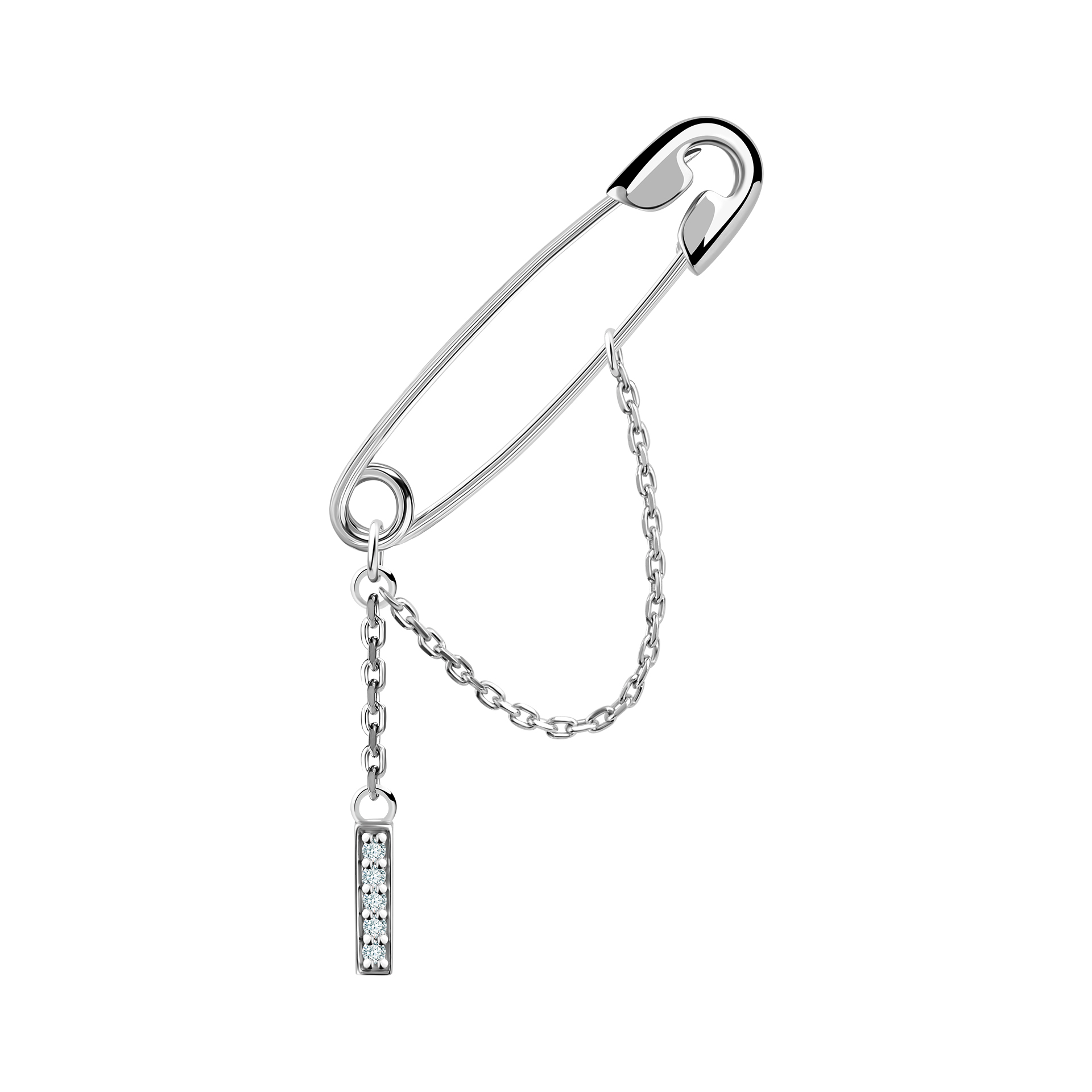 Булавка Talant - Серебро 925, Фианит (арт. 61-72-0001-12170)