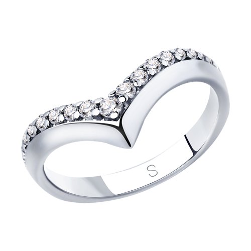 Кольцо SOKOLOV - Серебро 925, Фианит (арт. 94012894)