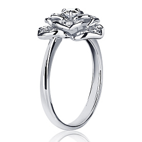 Кольцо Platinum Lab. - Платина 950, Бриллиант (арт. ПК-040-02)