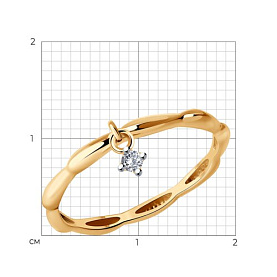 Кольцо Diamant - Серебро 925, Фианит (арт. 93-110-01887-2)