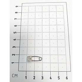 Булавка Галатея - Серебро 925, Фианит (арт. 9014.1)
