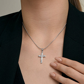 Подвеска SOKOLOV - Серебро 925, Фианит (арт. 94120162)