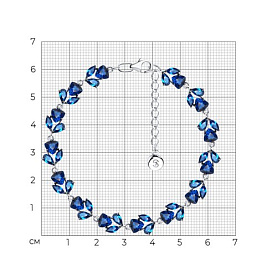 Браслет SOKOLOV - Серебро 925, Фианит (арт. 94051047)