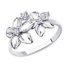 Кольцо Diamant - Серебро 925, Фианит (арт. 94-110-01635-1)