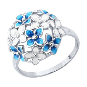 Кольцо SOKOLOV - Серебро 925, Эмаль (арт. 94014435)