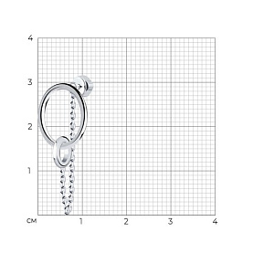 Серьга SOKOLOV - Серебро 925 (арт. 94170072)