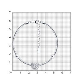 Браслет SOKOLOV - Серебро 925, Фианит (арт. 94051123-91)