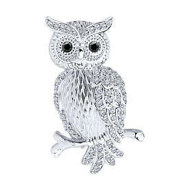 Брошь SOKOLOV - Серебро 925, Фианит (арт. 94040062)