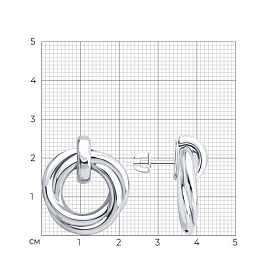 Серьги Diamant - Серебро 925 (арт. 94-122-02662-1)