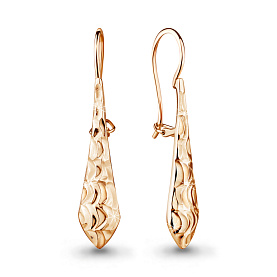 Серьги Аквамарин - Серебро 925 (арт. 33989.6)