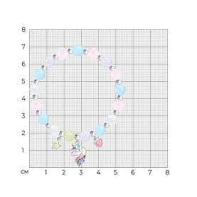 Браслет SOKOLOV - Серебро 925, Синтетический кварц , Фианит, Эмаль (арт. 83050055)