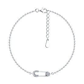 Браслет SOKOLOV - Серебро 925, Фианит (арт. 94051229-91)
