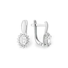 Серьги EFREMOV - Серебро 925, Фианит (арт. 1210010710-1)