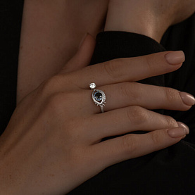 Кольцо SOKOLOV - Серебро 925, Фианит (арт. 94013606)