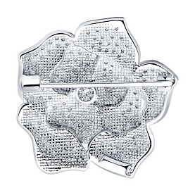 Брошь SOKOLOV - Серебро 925, Фианит (арт. 94040283)