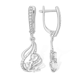 Серьги EFREMOV - Серебро 925, Фианит (арт. 1210015198-501)