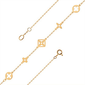 Браслет ЮФ Династия - Золото 375 (арт. 503379-5000)