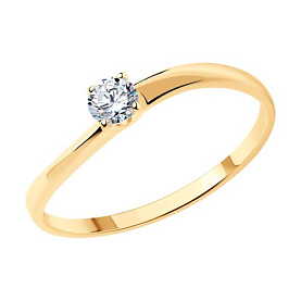 Кольцо SOKOLOV - Серебро 925, Фианит (арт. 93011085)