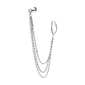 Серьга SOKOLOV - Серебро 925, Фианит (арт. 94170244)