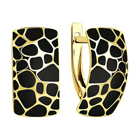 Серьги SOKOLOV - Серебро 925, Эмаль (арт. 93022412)