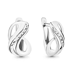 Серьги Аквамарин - Серебро 925 (арт. 31574.5)