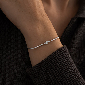 Браслет SOKOLOV - Серебро 925, Фианит (арт. 94051019)