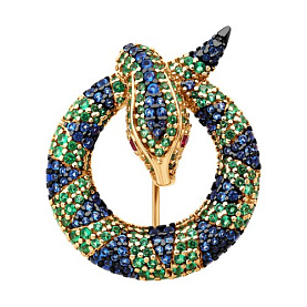 Брошь Diamant - Серебро 925, Фианит (арт. 93-140-02300-1)