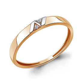 Кольцо Аквамарин - Золото 375, Фианит (арт. 600700.8)