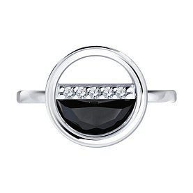 Кольцо SOKOLOV - Серебро 925, Фианит (арт. 94015027)