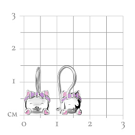 Серьги Talant - Серебро 925, Эмаль (арт. 13-79-0000-10712)
