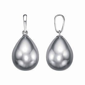 Подвеска Красная пресня - Серебро 925, Жемчуг имитация (арт. 5369728Д9)