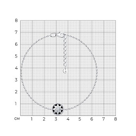 Браслет SOKOLOV - Серебро 925, Фианит, Эмаль (арт. 94051527)