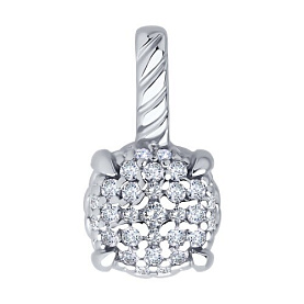 Подвеска SOKOLOV - Серебро 925, Фианит (арт. 94033279)