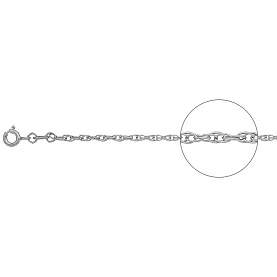 Цепочка Красцветмет - Серебро 925 (арт. НЦ22-068-3#0.35)