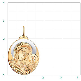 Подвеска Атолл - Золото 585 (арт. 3186)