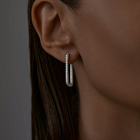 Серьги SOKOLOV - Серебро 925, Фианит (арт. 94025942)