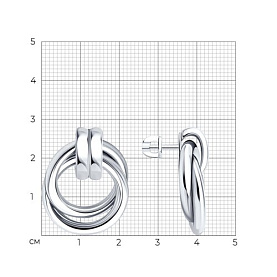 Серьги SOKOLOV - Серебро 925 (арт. 94027306)
