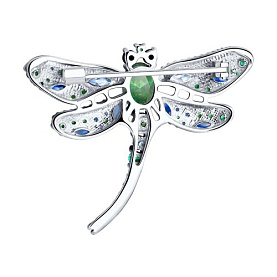 Брошь SOKOLOV - Серебро 925, Фианит (арт. 94040271)