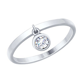 Кольцо SOKOLOV - Серебро 925, Фианит (арт. 94012526)
