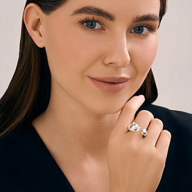 Кольцо SOKOLOV - Серебро 925, Эмаль (арт. 94014641)