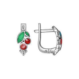 Серьги SOKOLOV - Серебро 925, Эмаль (арт. 94021190)