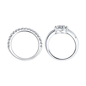 Кольцо SOKOLOV - Серебро 925, Фианит (арт. 94014989)