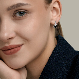 Серьги Diamant - Серебро 925, Фианит (арт. 94-120-00194-1)