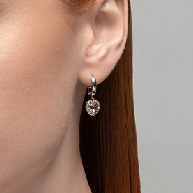 Серьги SOKOLOV - Серебро 925, Синтетический ситалл , Фианит (арт. 92022933)