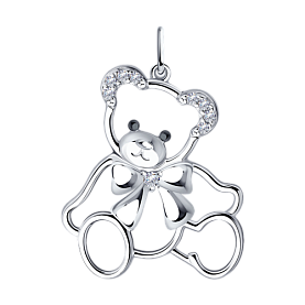 Подвеска Diamant - Серебро 925, Фианит (арт. 94-130-00777-1)